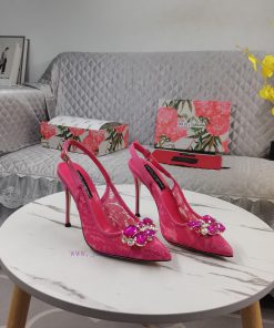 New Top DG2024 Official Website Synchronizes New Lace Diamond Buckle Toe SandalsPerfect Attenti y3uzrdgu