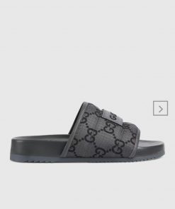 P Unisex GG Gucci SlippersThis Slipper Is Made Of GG Gucci Polyester Fiber And Features A Gucci szoxm6on