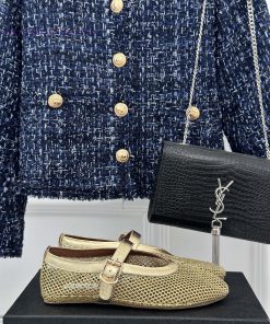 AlAIA | Alaia 23S New Retro ProductMesh Mary Jane Shoes Ballet ShoesFull Of Girlish Style With 4do03xvy