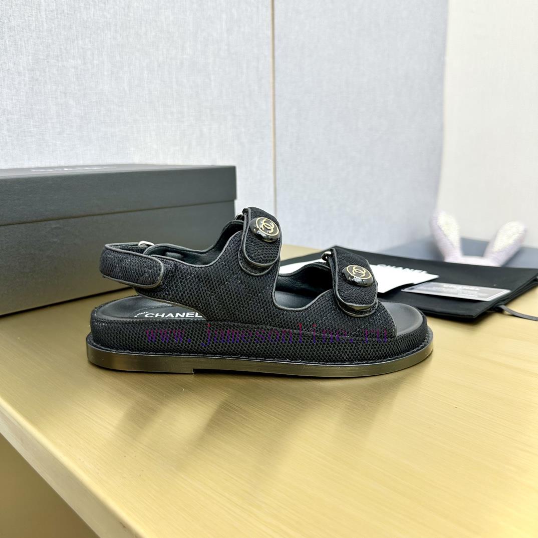 Crown Top Purchasing Edition ️ CHANEL 2022 Spring/Summer Latest Season Double C Velcro Casual S ligdbimx