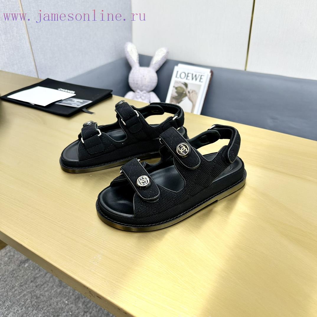 Crown Top Purchasing Edition ️ CHANEL 2022 Spring/Summer Latest Season Double C Velcro Casual S ligdbimx - Image 10