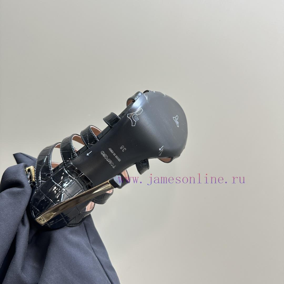 The MostIns Hot Series Tomford Metal Texture Decoration With Empty High Heels2024 Milan Fashion tvbq4b3g - Image 10