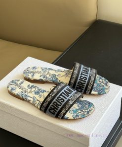 Dior Ss24 New Arrival～CDior Classic Embroidered Slippers 24 New ColorsExquisite Three-dimension at12ki77
