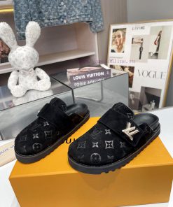 Complete Set Of High-end Gift Box PackagingLoui& Vuitto& 2024Flat Bottomed Sandals 🦋 ️Genuine L 16xjzy3s