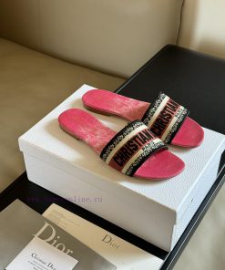 Dior Ss24 New Arrival～CDior Classic Embroidered Slippers In Classic Colors+24 New ColorsExquisi lnk7mr75
