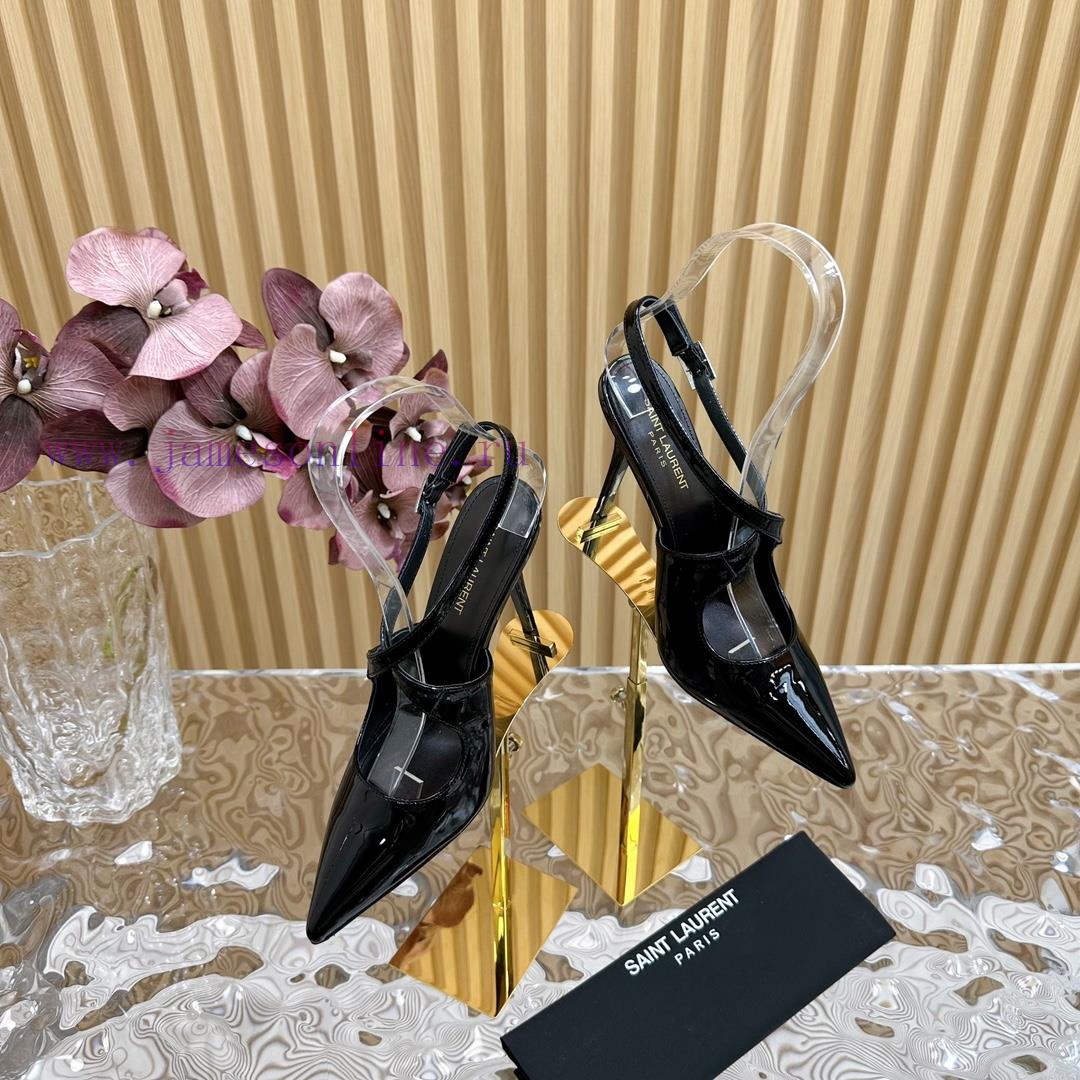 Top YSL - Saint Laurent Paris Runway Updates With Pointed Cross Strap Heel Design That Looks Ve 9bfth5zw - Image 2
