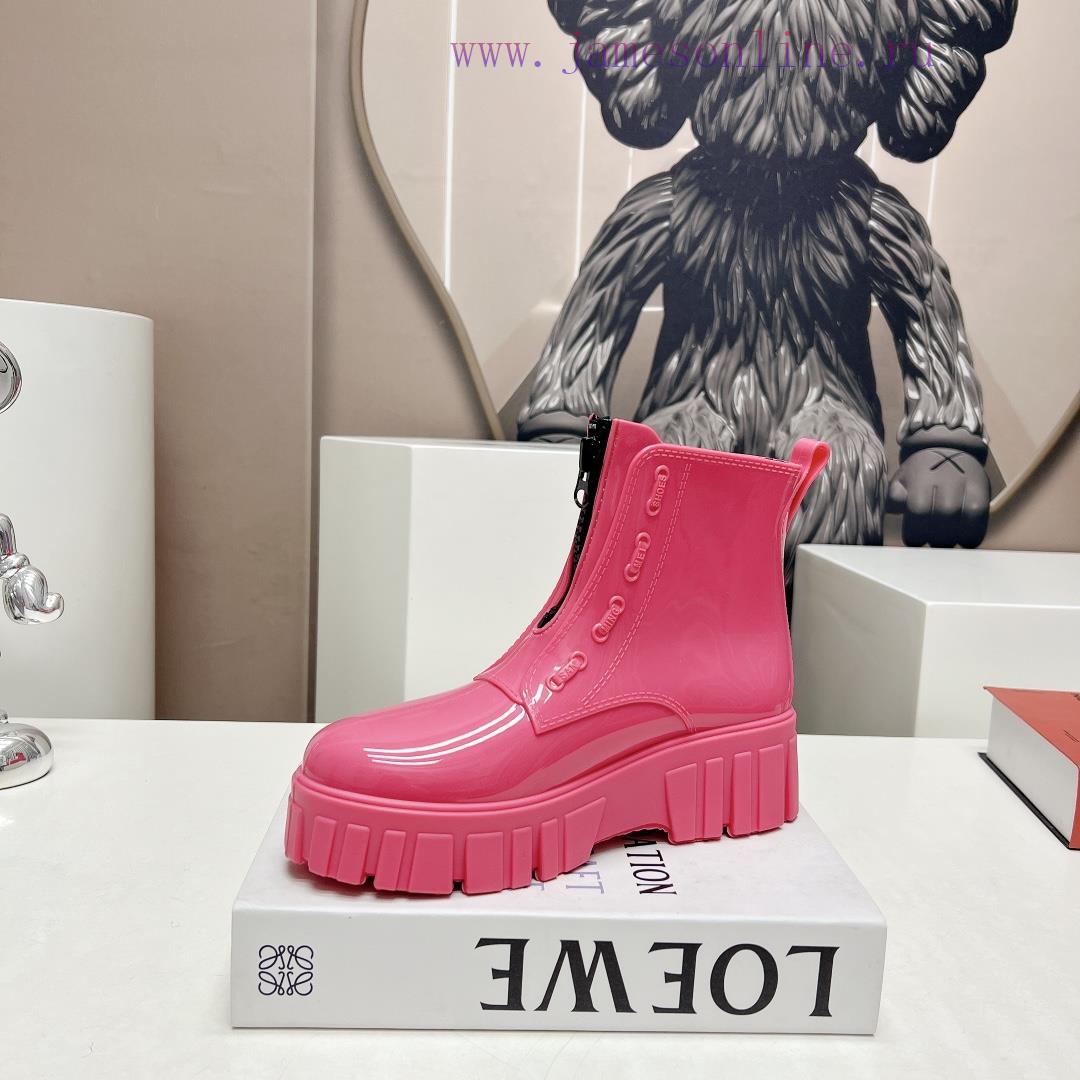 Top TierPrada 24vs Spring Latest Hot SeriesRound Toe Thick Soled Rain BootsNumerous Internet Ce dy3w9pge - Image 7