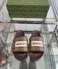 Gucci 24ss Spring/Summer New Couple's Slippers ️️ Super Comfortable Bare Leg Wear Full Return R 753gwu4l