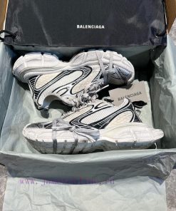 Top Balenciaga 3xl Mesh Distressed Lace Up Low Top Dad Shoes With Black And White Panda Design. lm2rwwsa