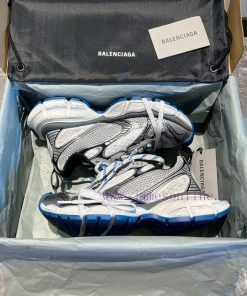 Top Balenciaga Balenciaga 3XL Blue Lace Low Cut Sports And Leisure Shoes Round Toe With Soft Ma jvj1mdvk