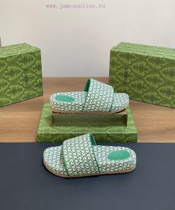 2024 Gucci's Latest Spring/Summer Super Double GG Gucci Collection Low Thick Bottom Sandals And dknz0ug8