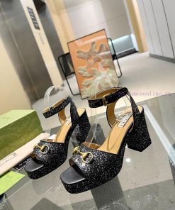 Gucci's New High-heeled Sandals Are Meticulously Crafted In Every Detail Featuring A Unique Hee cxj6ylwa