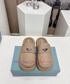 Top TierPrada 2024 Vs Spring/Summer Latest Explosive CollectionRound Head Thick Bottom Half Dra uvao7pc0