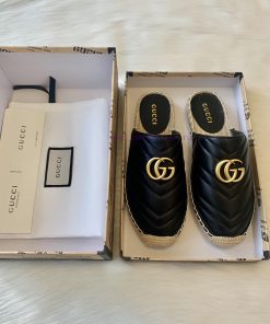 24ss Early Autumn Gucci Classic Logo Gucci Women's Quilted Sheepskin Double GG Gucci Straw Weav vnc1enpl