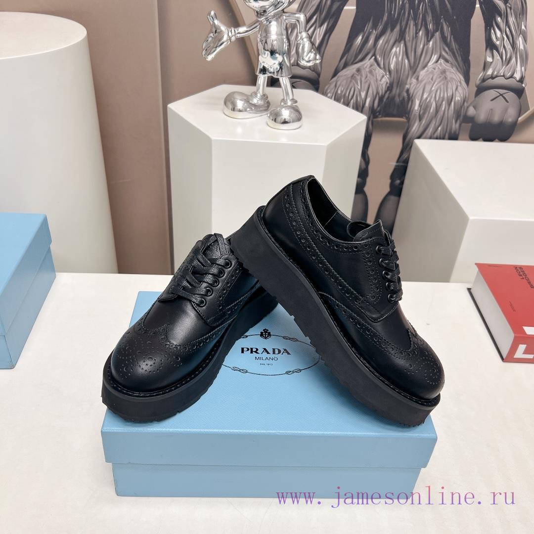 Top TierPRAD-A Prada 2024 Vs Spring/Summer Classic Casual Shoe CollectionSponge Cake Thick Sole f0u52cfu - Image 5