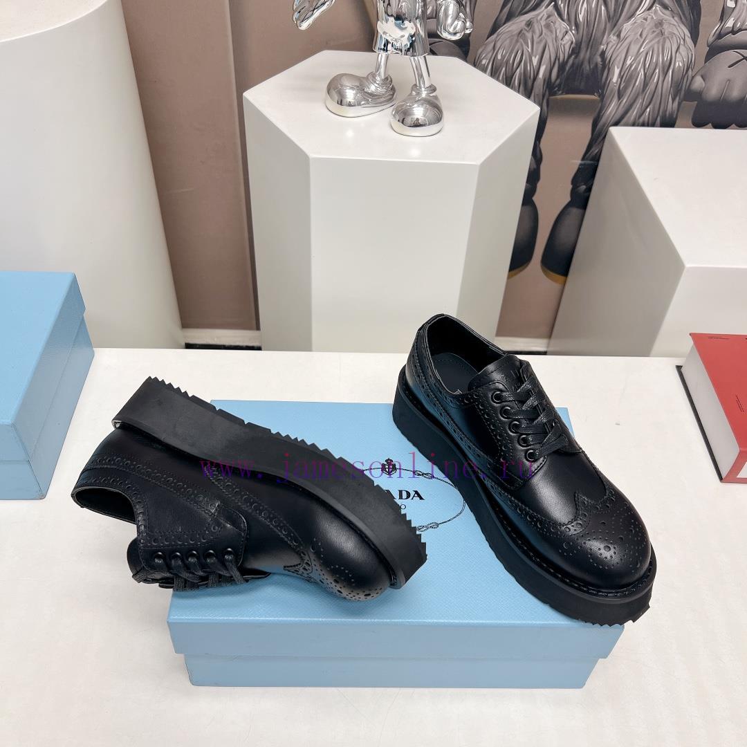 Top TierPRAD-A Prada 2024 Vs Spring/Summer Classic Casual Shoe CollectionSponge Cake Thick Sole f0u52cfu - Image 8