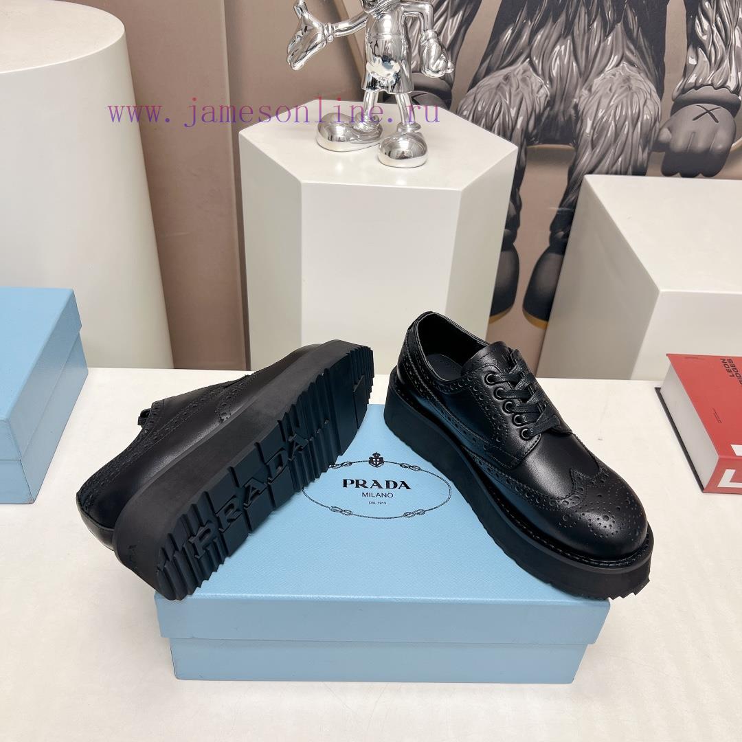 Top TierPRAD-A Prada 2024 Vs Spring/Summer Classic Casual Shoe CollectionSponge Cake Thick Sole f0u52cfu - Image 10