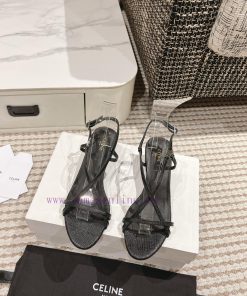 Celine 2024 New Kai Cat Sandals With HeelsElegant And Sophisticated With Slim Feet That Exude A w6x1l9t1
