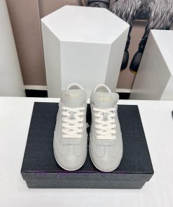 Top TierPRAD-A Prada 2024 Vs Spring Casual Shoe SeriesRound Toe Lace Up Casual ShoesOriginal 11 oo5wu3sp