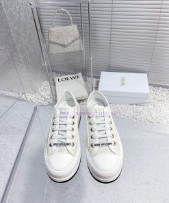 Top TierDior 2024 Walk'n Series Thick Soled Rubber Printed Canvas Shoes Casual Sports ShoesThe ipcgk7hb