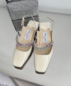 Top Quality◾ ️𝐉𝐢 * 𝐦𝐲𝐜𝐡𝐨𝐨 24 ｜ One Diamond With Small Square Toe Mary Jane SandalsMaterial And 7zffa52u