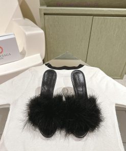 | ²⁰²4 𝐬𝐬  🤍🤎Balencia * AHot Fashion Style Feather SeriesThe Inner Footrest Is Made Of Sheepski ptje3zpx
