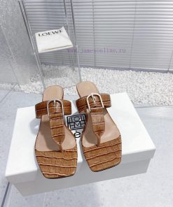 Toteme's 24 New Niche Trendy Brand With Cat And Square Slippers◾ Stone Patterned Cowhide Shoe U vs1fmqor