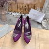 MANOLO BLAHNlK 2024 New Crystal Decoration Forged Fabric Shallow Mouth Shoesᵀᴴᴱ   ᴮᴱˢᵀ   ᴵˢ   ᶠ vjqt3yw8