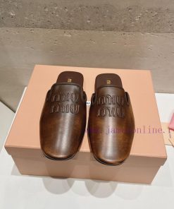 Top TierPurchasing Grade Miu Miu Ms. Miu Miu Baotou Miu Miu Shoes Decorative Flat Shoes Miu Miu 04nnhiuo