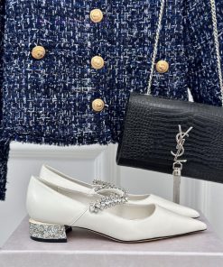 Jimmy Choo | Zhou Yangjie's Classic Diamond Belt Mary Jane ShoesThe Best Companion For The Dres p9k1egf7