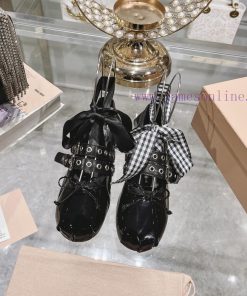 Double Straps New Color Miumiu French Fairy Ballet Dancing Shoes It Comes With Beauty New Too F 1hhi8u4s