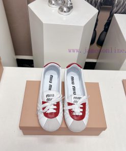Top TierMiumiu 2024 Vs Spring/Summer New Casual Shoe CollectionNew Release Of Casual White Shoe cm5qgm73