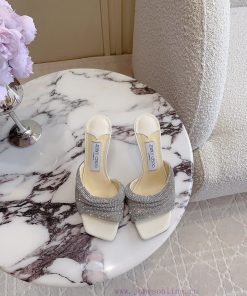 Jimm * Cho * New Super Sparkling Diamond High Heel Slippers ZP One To One Remake Exquisite Shin 9sfe51vp