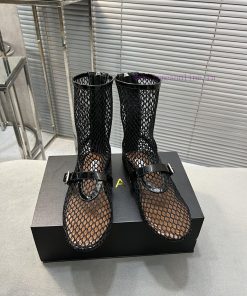 ALAIA Summer New Flat Bottomed Mesh Boots Cool Boots ️The Original Version Purchased The ALAIA r5r8ihcc