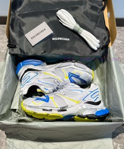 Top Balenciaga Balenciaga Runner 2.0 White Yellow Blue Balenciaga Was Founded By The Great Geni wc86bi5r
