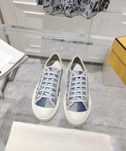 Endi2024 New Couple Canvas Shoes With Classic FF Floral Canvas Upper Casual And Versatile Light mls7uvyf