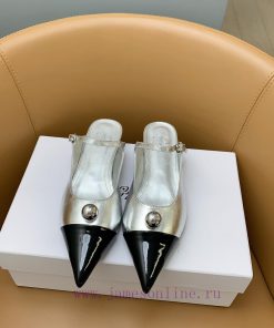 ODTD24 New Cat And Metal Ball Pointed Sandals This Year's Hot Pointed Sandals 🤩 Elegant And Cas iazoj5u4
