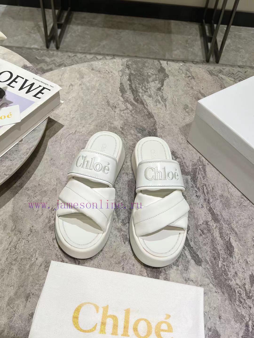 Purchase Grade Chloe/Chloe Classic Spring/Summer Knitted Strap SlippersChloe Spring/Summer Coll 3liia7xe