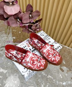 Dolce&Gabbana Banner Printed Fisherman's Shoes——————————The Style Of D&G Hemp Bottom Fishing Sh kthibiqc