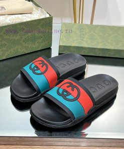 2024 GucciGucci Unisex Couple Slippers Jelly SandalsIn This Edition Series The Acronym Of Brand 127gwjcs