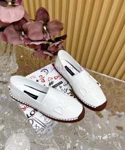 Dolce&Gabbana Banner Embossed Fisherman's Shoes——————————The Style Of D&G Hemp Bottom Fishing S xe3l72s5
