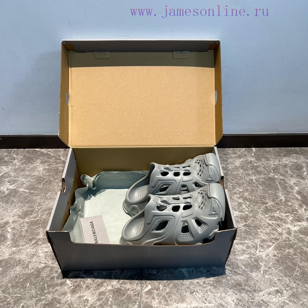 Balenciaga Balenciaga HD Sneaker Rubber Comfortable Thick Bottom Baotou Slippers Grey ️ Comfort 91e342g6 - Image 3