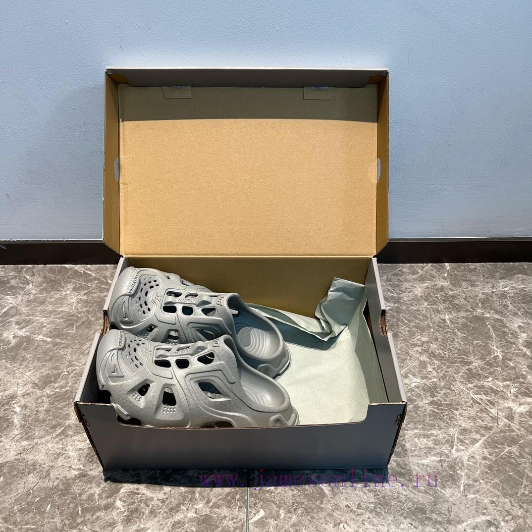 Balenciaga Balenciaga HD Sneaker Rubber Comfortable Thick Bottom Baotou Slippers Grey ️ Comfort 91e342g6 - Image 4