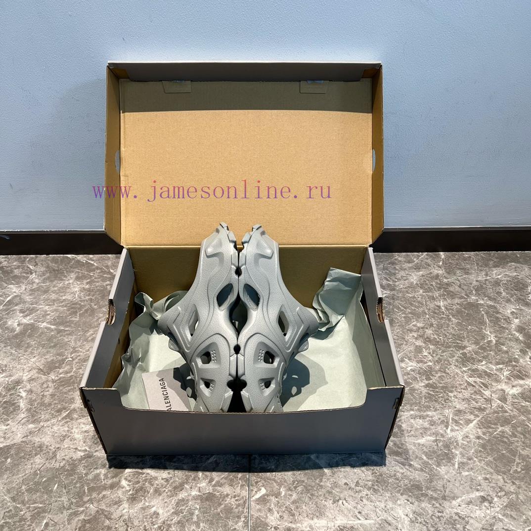 Balenciaga Balenciaga HD Sneaker Rubber Comfortable Thick Bottom Baotou Slippers Grey ️ Comfort 91e342g6 - Image 8