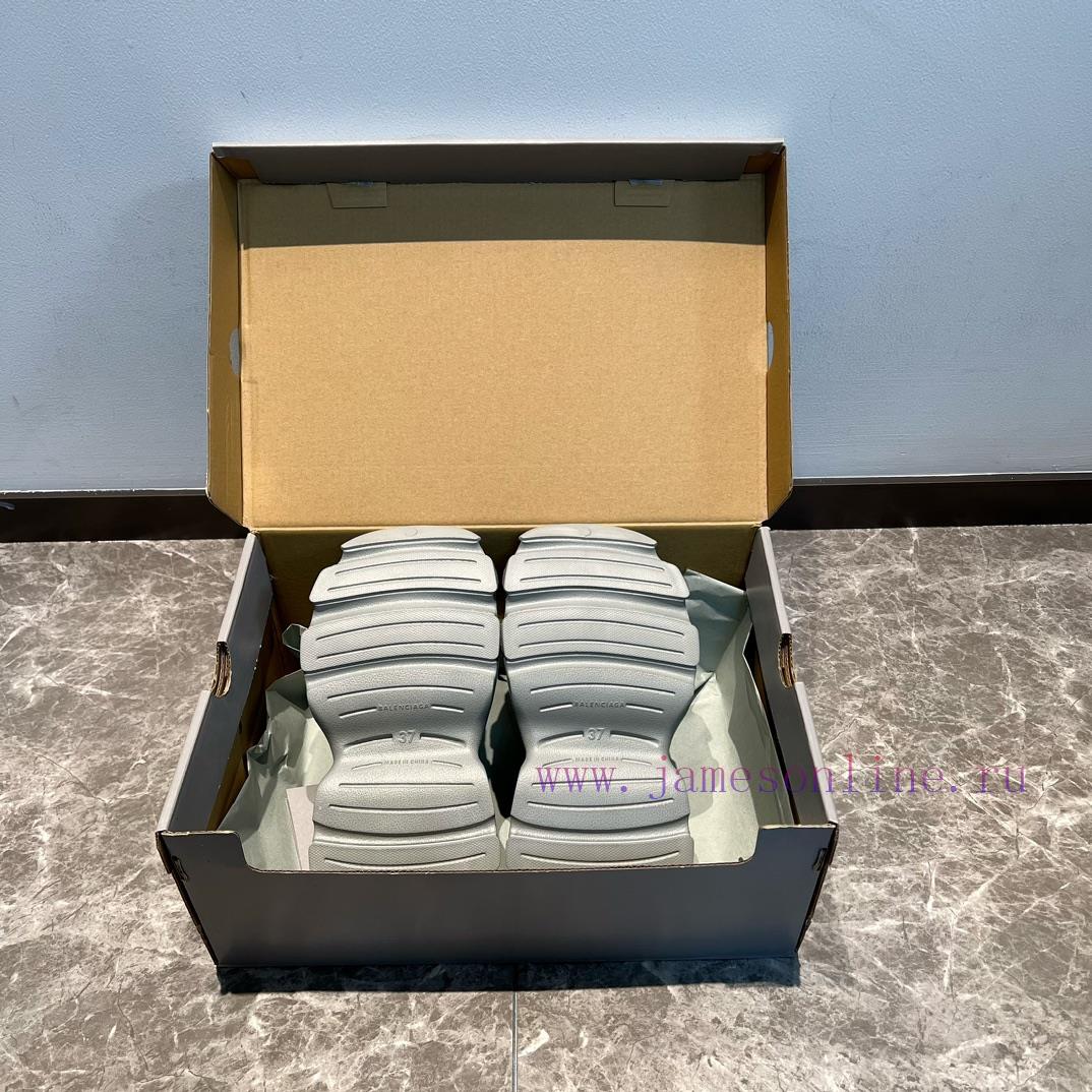 Balenciaga Balenciaga HD Sneaker Rubber Comfortable Thick Bottom Baotou Slippers Grey ️ Comfort 91e342g6 - Image 10