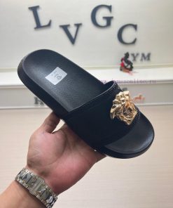 Versace Slippers Men's High-end Brand Official Website 11 Latest Masterpiece Original Mold Cust 79ycery2