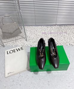Bottega Veneta 24 New BV Small Square Chain High Heels Single Shoe◾ Shoe Upper Made Of Cowhide k3llbua2