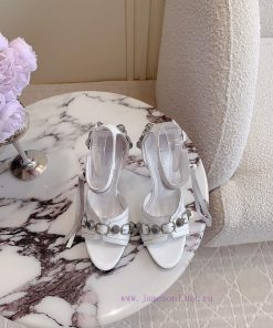 Balanciag * Classic Rivet Motorcycle High Heels Sandals Sweet Cool Girl's Favorite Feet Are Rea zt4ekggd