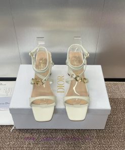 Dior DIOR 2024 Spring/Summer New High End Collection C'est Thick Heel Square Head Women's Shoes jbansq78