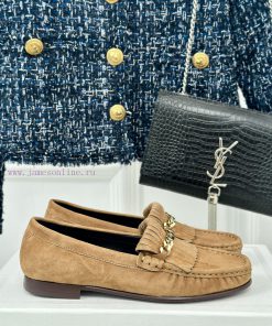 Celine/Celine Classic Four Seasons Retro LoafersThis One With Tassels Is More Playful Compared oh3rc899